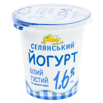 Йогурт Селянский 1.6% 280г - купить, цены на BONUS - фото 1