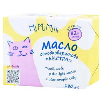 Unt MiMiMilk 82% 180g - cumpărați, prețuri pentru BONUS - foto 1