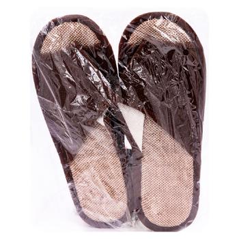 Тапочки домашние Home открытые мужские - купить, цены на BONUS - фото 1