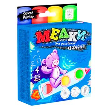 Creta p/u desen pe asfalt Mega 4buc - купить, цены на BONUS - фото 1