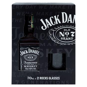 Whiskey Jack Daniels 0,7l + 2 pahare - cumpărați, prețuri pentru BONUS - foto 2