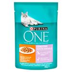 Hrană umedă One Sensitive Cat cu pui/morcov pentru pisici 85g