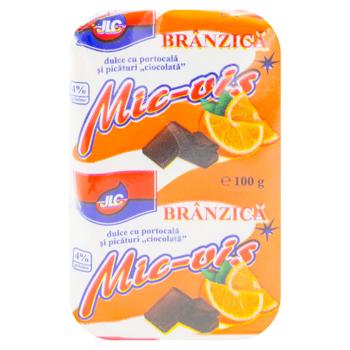 Brinzica Incomlac Mic Vis 4% portocala/cioc. 100g - cumpărați, prețuri pentru BONUS - foto 1