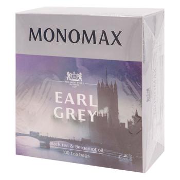 Ceai negru Monomax Earl Grey in plicuri 2g*100buc - cumpărați, prețuri pentru BONUS - foto 1