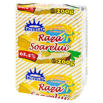 Produs JLC Raza Soarelui cu amestec de grăsimi vegetale și animale 62.5% 200g - cumpărați, prețuri pentru BONUS - foto 1