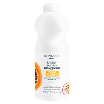 Sampon Byphasse Family Fresh Delice 2in1 750ml - cumpărați, prețuri pentru BONUS - foto 1