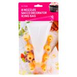 Sac pentru patiserie 8cm*0.8cm 8 forme