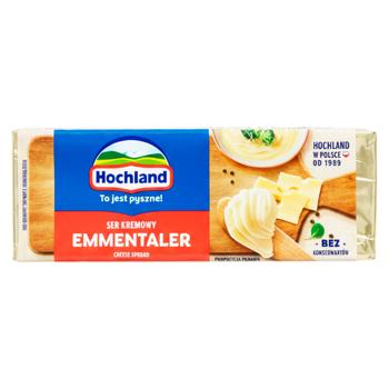 Сыр плавленый Hochland Emmentaler 40% 90г - купить, цены на BONUS - фото 1