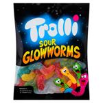 Bomboane gumate Trolli Glowworms 100g