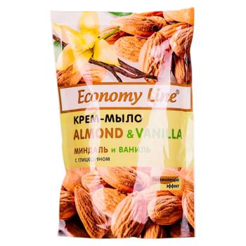 Sapun-crema lichid Economy Line Migdal vanila 460ml - cumpărați, prețuri pentru BONUS - foto 1