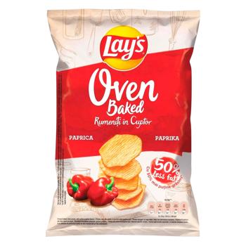 Chips Lay`s In cuptor Paprika 105g - cumpărați, prețuri pentru BONUS - foto 1