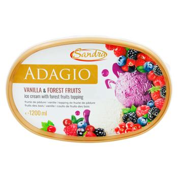 Мороженое Sandra Adagio Ваниль ягоды 600г - купить, цены на BONUS - фото 3