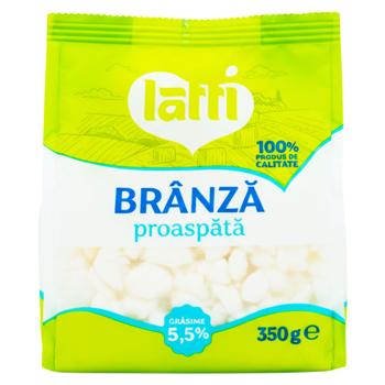 Brânza proaspătă Latti 5.5% 350g - cumpărați, prețuri pentru BONUS - foto 1