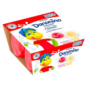 Iaurt Danonino Banane zmeura 50g*4buc - cumpărați, prețuri pentru BONUS - foto 1