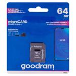 Карта памяти Goodram 64GB Class10 UHS-I + SD adapter M1AA-0640R12