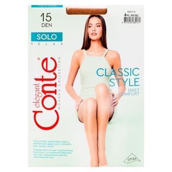 Колготки женские Conte Bronz 15ден 4р - купить, цены на BONUS - фото 1