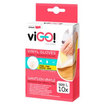 Manusi Vigo de vinil L 10buc - cumpărați, prețuri pentru BONUS - foto 1