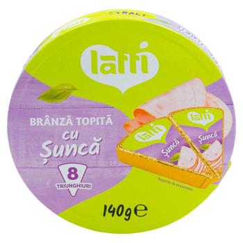 Branza topita Latti cu sunca triunghi 140g - cumpărați, prețuri pentru BONUS - foto 1