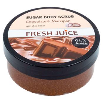 Scrub de corp Fresh Juice Chocolate Marzipan cu zahar 225ml - cumpărați, prețuri pentru BONUS - foto 1