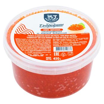 Икра имитированная Доброфиш краная 450г - купить, цены на BONUS - фото 1