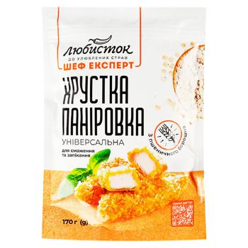 Панировка Любисток хрустящая 170г - купить, цены на BONUS - фото 1