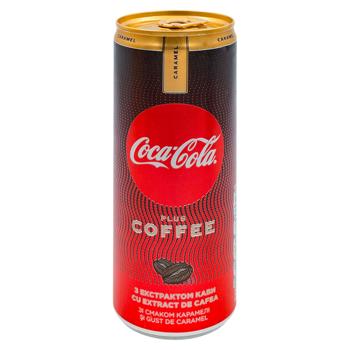 Bautura carbogazoasa Coca-Cola Coffee Caramel 250ml - cumpărați, prețuri pentru BONUS - foto 1