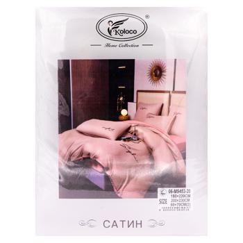 Постельное белье Koloco uniton 180*220/200*230/50*70сm-2шт - купить, цены на BONUS - фото 1