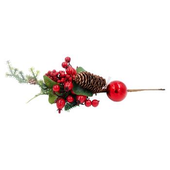 Ramura Casa Masa margele/fructe rosii 43cm - купить, цены на BONUS - фото 2