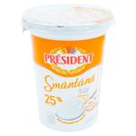 Smantana President 25% 350g