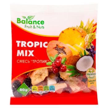 Mix de fructe Balance Tropic 80g - cumpărați, prețuri pentru BONUS - foto 1