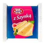 Brânză topită Mlekovita cu aromă de șuncă, felii 130g