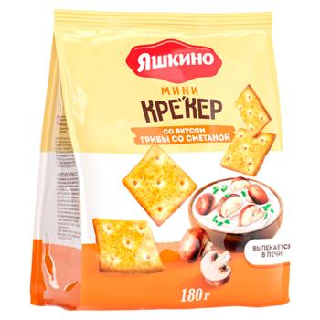Cracker Iaskino ciuperci cu smint.mini 180g - cumpărați, prețuri pentru BONUS - foto 1