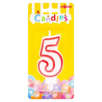 Luminare torta cifra 5 - cumpărați, prețuri pentru BONUS - foto 1