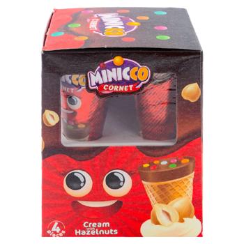 ?ornet Minicco cu cioc.cu lapte si crema de arahide 100g - купить, цены на BONUS - фото 1