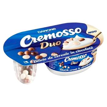 Йогурт Cremosso Duo Шоколадные шарики 6,3% 100г - купить, цены на BONUS - фото 1