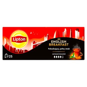 Ceai negru Lipton English Breakfast in plicuri 2g*25buc - cumpărați, prețuri pentru BONUS - foto 1