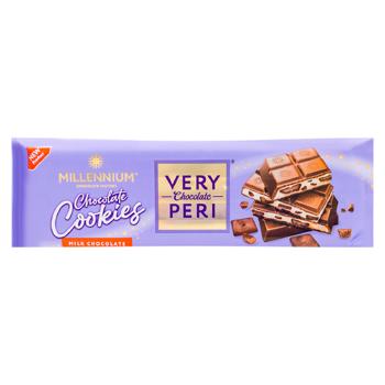 Шоколад молочный Millennium Very Peri Cookie Peanuts 270г - купить, цены на BONUS - фото 1