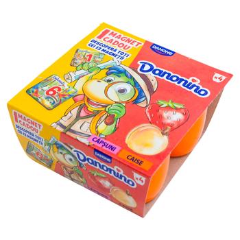 Йогурт Danonino Абрикосы клубника 50г*4шт - купить, цены на BONUS - фото 1