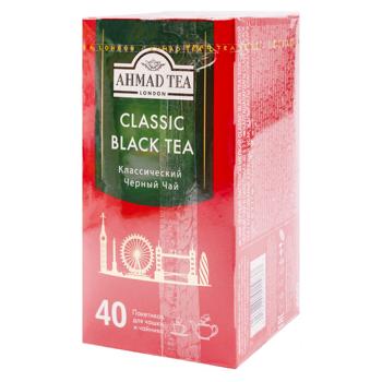 Ceai negru Ahmad Classic in plicuri 2g*40buc - cumpărați, prețuri pentru BONUS - foto 1