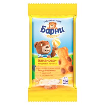 Бисквит Барни Банан 30г - купить, цены на BONUS - фото 1