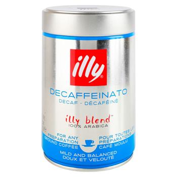 Cafea illy Espresso Clasic Decaf macin.250g - купить, цены на BONUS - фото 1