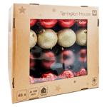 Globuri pentru brad Tarrington House mat 100mm 48buc