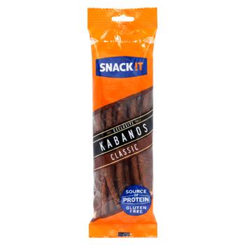 Колбаски Snack It Кабанос свиные 120г - купить, цены на BONUS - фото 1