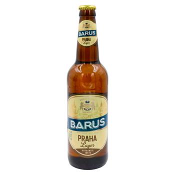 Пиво Barus Praha Lager светлое 4.4% 0.5л - купить, цены на BONUS - фото 1