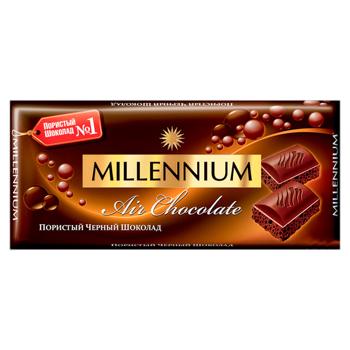 Шоколад черный Millennium пористый 90г - купить, цены на BONUS - фото 1