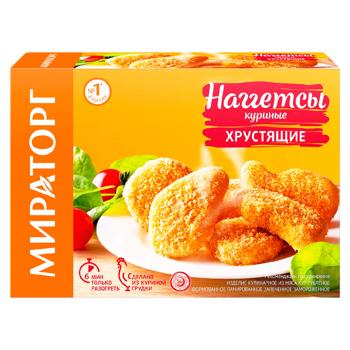 Наггетсы Мираторг куриные хрустящие 250г - купить, цены на BONUS - фото 1