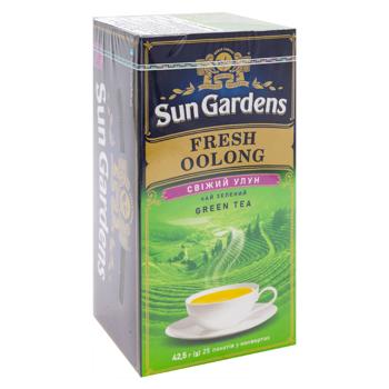 Чай зеленый Sun Gardens Oolong в пакетиках 1,7г*25шт - купить, цены на BONUS - фото 3