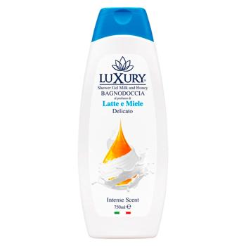 Gel dus Luxury 750ml Lapte/miere - cumpărați, prețuri pentru BONUS - foto 1