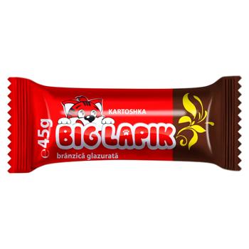Сырок глазурированный Big Lapik Картошка 26% 45g - купить, цены на BONUS - фото 1