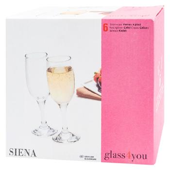 Pahare Siena sampanie 190ml 6buc - cumpărați, prețuri pentru BONUS - foto 1